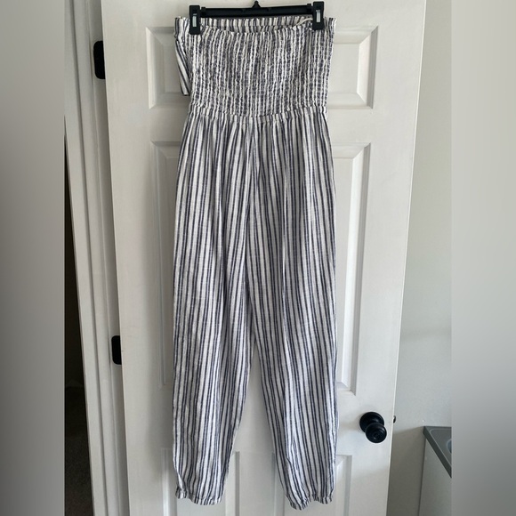 Aerie Striped Strapless Jumper Size M - Picture 5 of 7